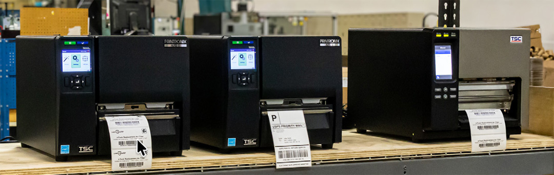 Industrial barcode printers used for retail label printing