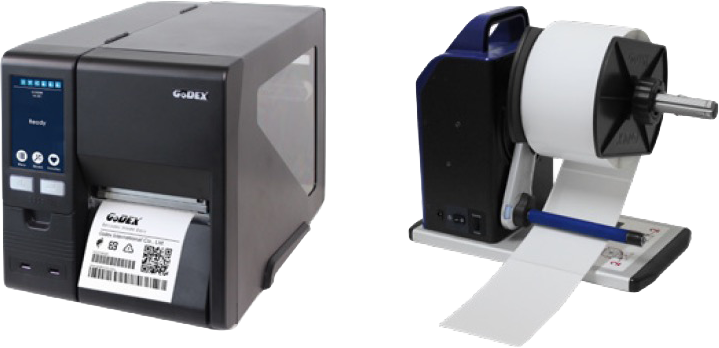 GoDEX GX4200i ultra-high-speed label printer — 16 ips, up to 600 dpi, 5-inch color video touch screen